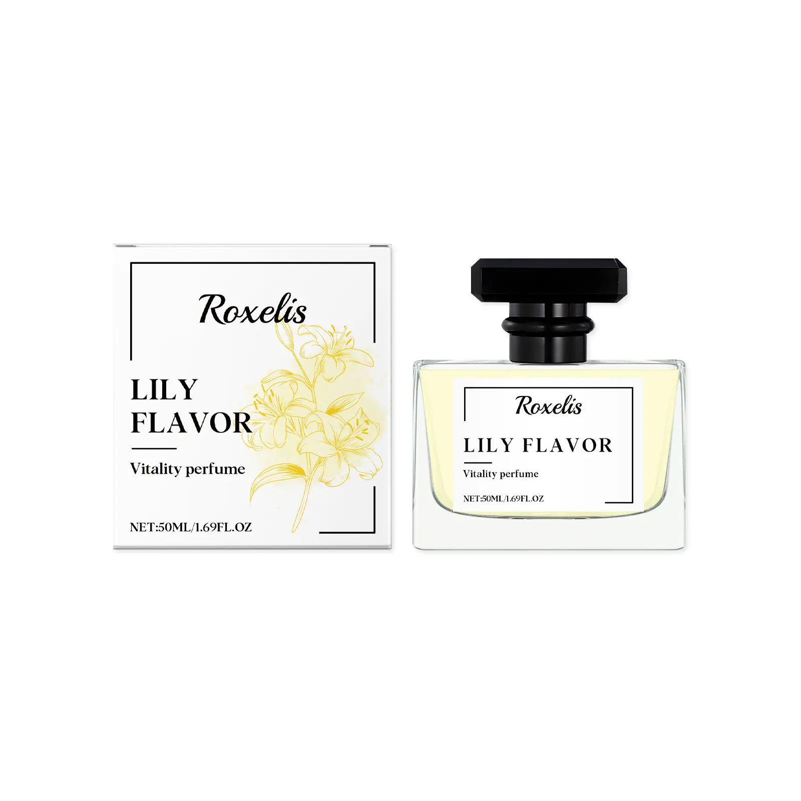 Lily Charm Perfume, Lily Flower Perfume Fresh Fragrance Exudes Charm Lasting Fragrance Portable Perfume