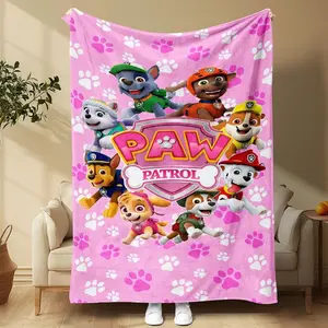 Paw Patrol Blanket, Soft Warm Plush Throw for Kids & Adults, Perfect Gift for Movie Nights, Home Decor, Daily Use