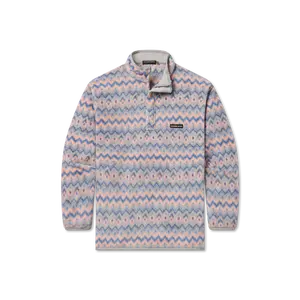 Tangier Ikat Fleece Pullover