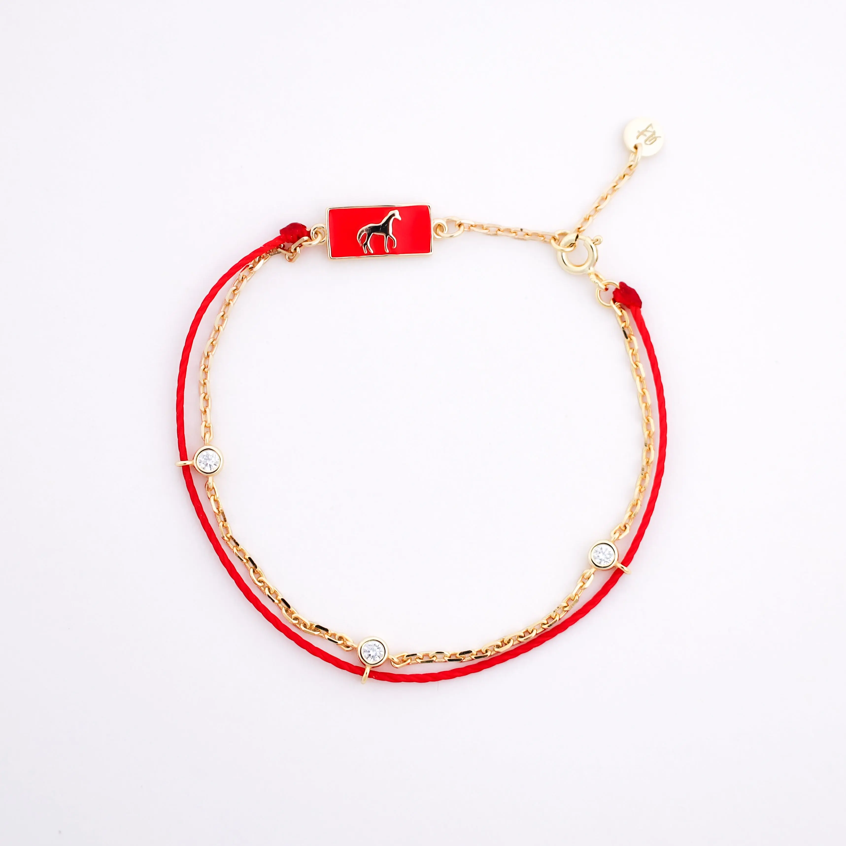 Horse Red String Good Luck Bracelet