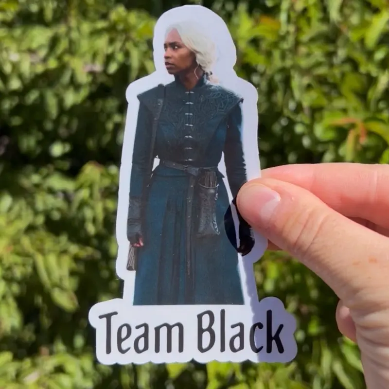 House of the Dragon Team Black Baela Targaryen Waterproof UV-proof Handmade Sticker