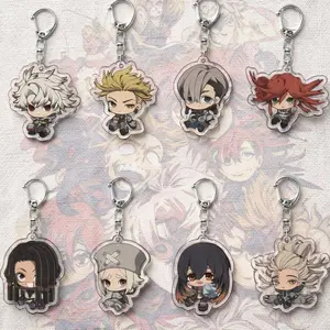 GACHIAKUTA Anime Cute Acrylic Keychain – Rudo Enjin Zanka Character Backpack Pendant, Fan Collection Gift