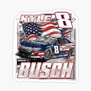 Kyle Busch Patriotic Paint Sticker
