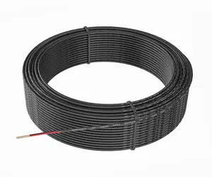 22 AWG 2 Conductor Electrical Wire - 33ft Stranded PVC Cord Oxygen-Free Copper Cable for Low Voltage LED Strips, Lamps, Lighting & Automotive - TUOFENG