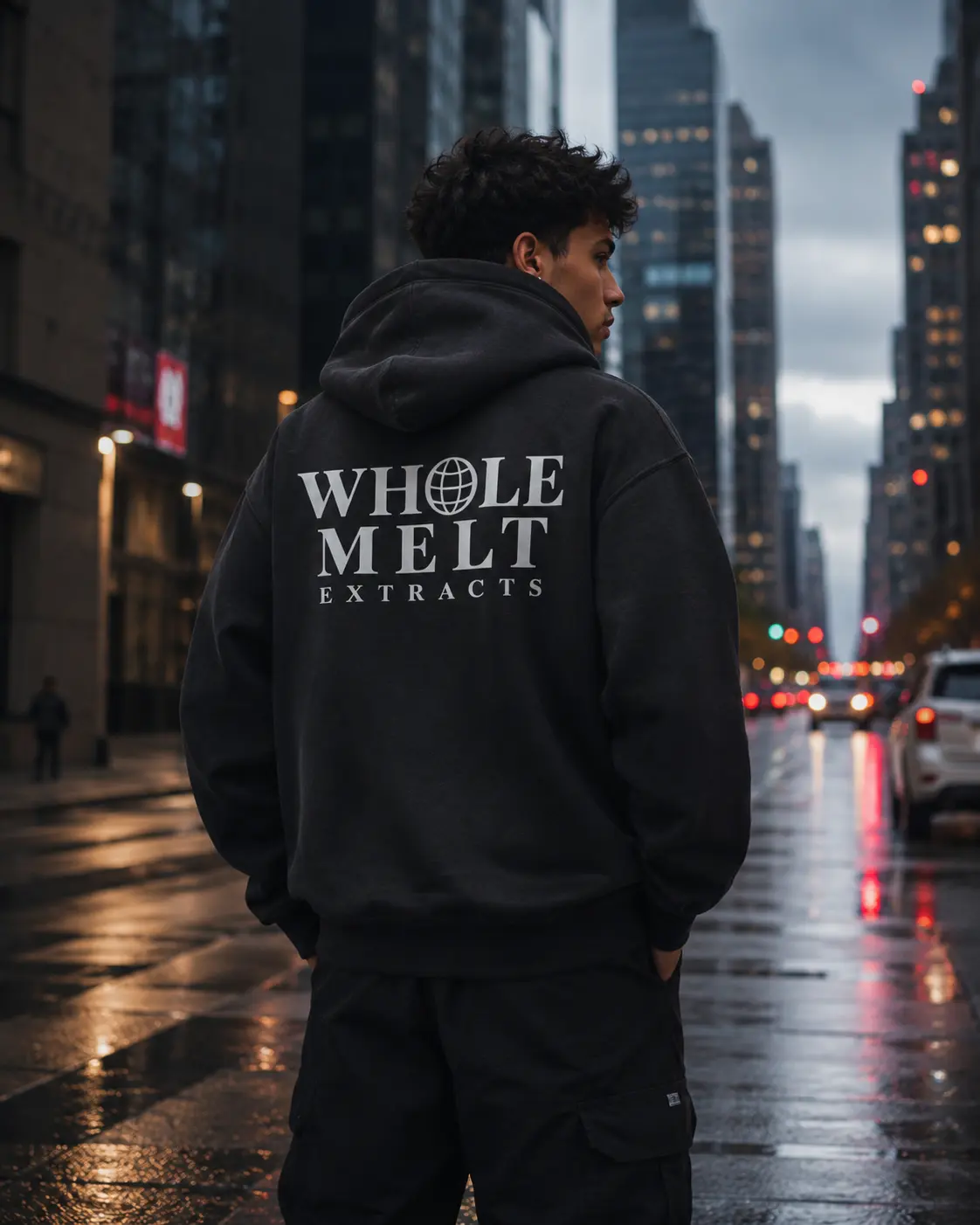 Men's Whole Melt Hoodie, Casual Men's Sweatshirt for Daily Wear