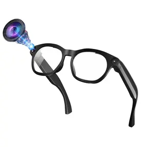Men’s AI Glasses, with 800W Pixel Camera, 1080P Anti-Shake Video Recording, Build-in Mic & Speakers, Bluetooth Calling,  AI Real Time Translation, WiFi Transfer, Type C Charging Support