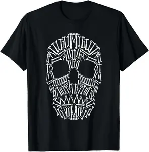 100%cotton Craftsman Wrench and Hammer Tools Skull Mechanic T-Shirt Menswear Top