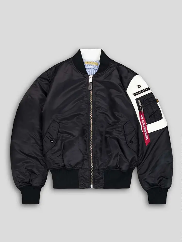 ALPHA X UNDERCOVER THE SHEPHERD MA-1 BOMBER JACKET ALPHA X UNDERCOVER THE SHEPHERD MA-1 BOMBER JACKET