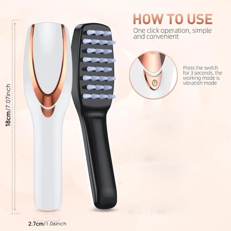 Best-Selling Scalp Massager Comb, Electric Scalp Massage Brush, Vibration Relax Muscle Promote Hair Growth, Hair Care, Perfect Holiday Gift - TikTok Shop Best-Selling Scalp Massager Comb, Electric Scalp Massage Brush, Vibration Relax Muscle Promote Hair Growth, Hair Care, Perfect Holiday Gift - TikTok Shop