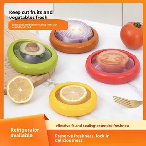 Reusable Silicone Food Storage Bags Airtight Fresh Produce Saver for Avocado Onion Lemon Tomato Smart Kitchen Fridge Organizer