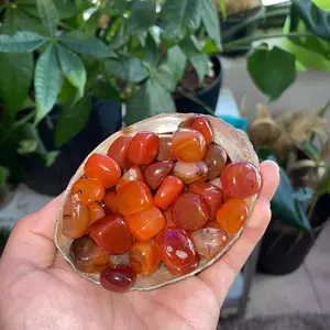 Carnelian crystal polished tumble love stone