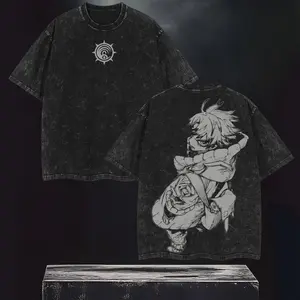 Rudo Gachiakuta Vintage Tee – Washed Oversized Anime T-Shirt, , Heavy Cotton Streetwear Gift for Fans 2025