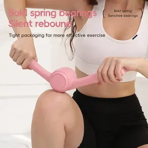 Adjustable arm strength training device  Portable power twisting rod and spring resistance home fitness equipment  Women's chest and arm strength training equipment  Indoor home fitness and outdoor leisure sports tools, LED digital display screen