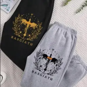 Fourth Wing Iron Flame Basgiath Sweatpants, Fantasy Men Pants, Book Outfit, Trending Fans Holiday Gift, Stylish Casual Pants