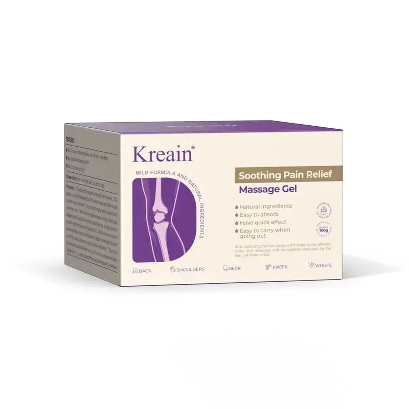 Kreain Muscle Therapy Gel - Fast Joint Relief for Knees, Lumbar, Neck Discomfort, Formulated with Boswellia, Glucosamine, Collagen (Bath & Body Care)