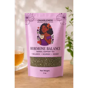 New! Powerful Hormone Balance Blend | Caffeine -Free Herbal Loose Leaf Tea for Women’s Wellness & PCOS Support Beverage