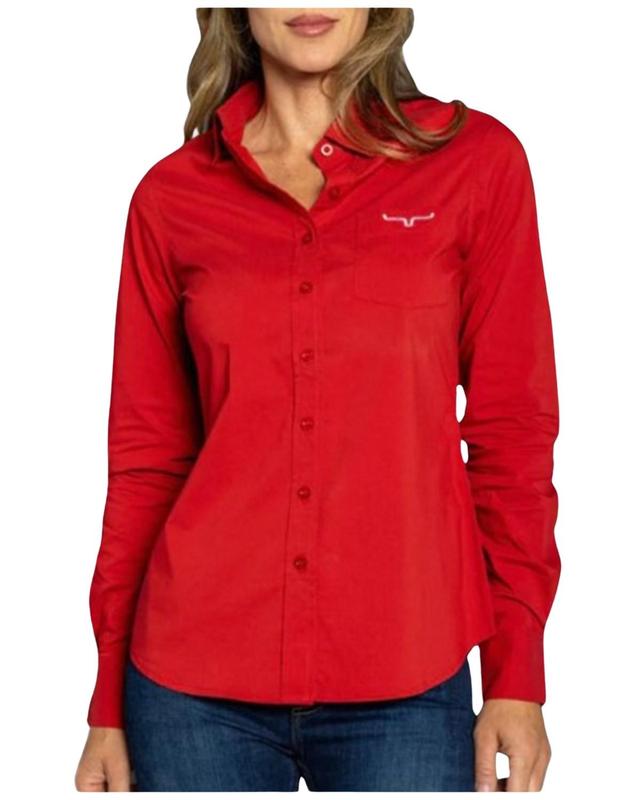 Kimes Ranch Women's Team Button Down Long Sleeve Shirt - S23-12082311