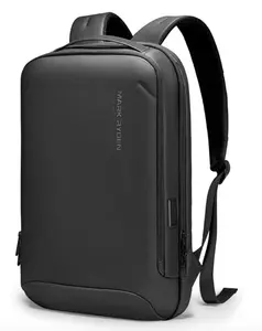 Muzee Slim Business Laptop Backpack For Men [ Laptop Backpack Briefcase Messenger Bag Black]