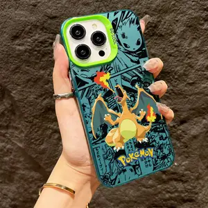 Anime Pikachus Pokemens Phone Case Suitable for iPhone 17 16e 16 15 14 13 12 11 Mini Pro Max Air X XR XSMAX 8 7 Plus Anti Fall Matte Back Cover