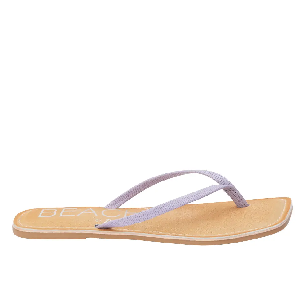 BEACH by Matisse Womens Bungalow Flip Flops Casual Sandals Casual - Purple