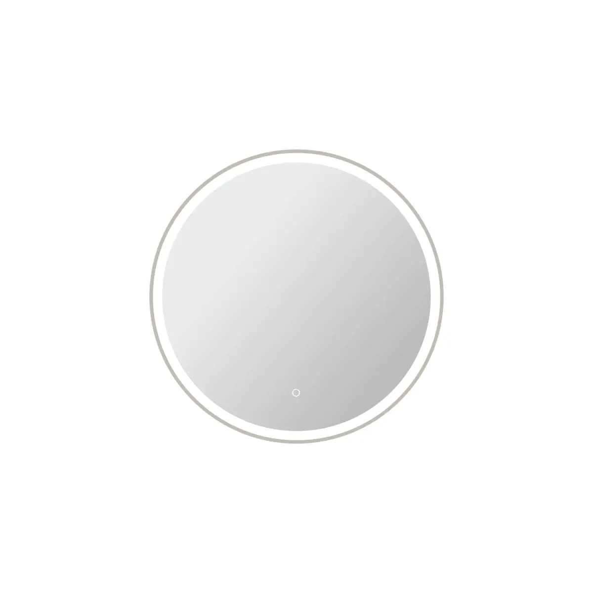 Elegant Kitchen & Bath MRE6B32SL 32 in. Round LED Front & Backlit Wall Mirror, Silver