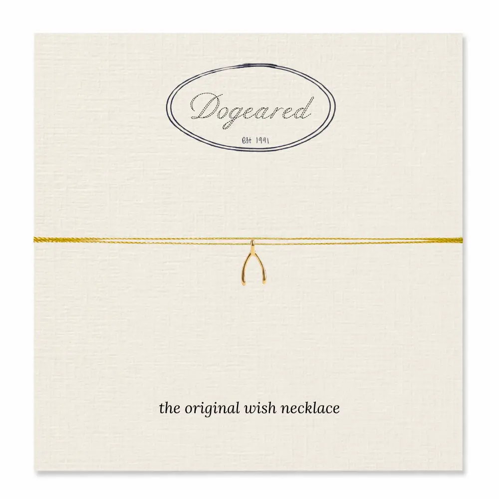 The Original Wish Necklace Teeny Wishbone