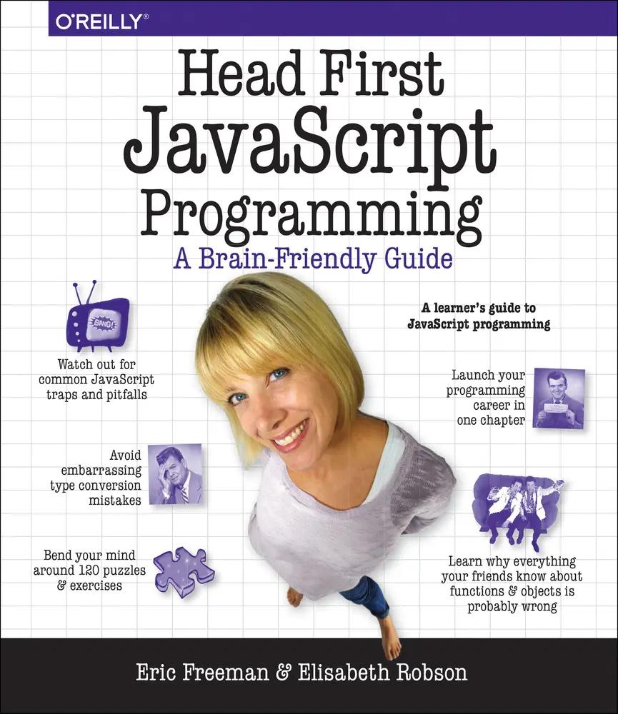 USED Book - Head First JavaScript Programming: A Brain-Friendly Guide by Freeman, Eric (Paperback) - english