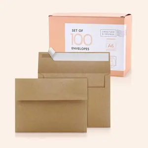 Kraft A6 Envelopes | Set of 100