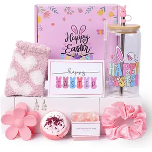 Easter Gifts for Teens Girls Women Adults, Easter Basket Stuffers for Teens Adults, Teen Girl Easter's Basket Stuffers,  Bunny Themed  Baskets for Teen Girl Adult Women Daughter