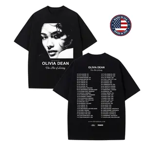 Olivia Dean The Art of Loving Tour 2026 T-Shirt, UK Soul Pop Concert Tee with Tour Dates, Top Crewneck, Music Fan Merch Gift, Unisex Soft Cotton Apparel