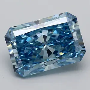 3.01 Carat Radiant Cut Fancy Blue