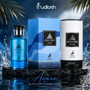 Maison Alhambra Jean Lowe Azure Unisex Citrus Spicy EDP Fragrance, Daily Use Eau de Parfum, 100 ML/3.4 oz Single Item with Bergamot, Mandarin, Ginger, Orange Notes