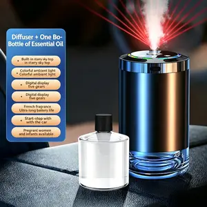 AI Smart Car Aromatherapy Machine, Car Aroma Diffuser, Car Humidifier, High-end Car Ornament, Romantic Star Sky Roof, Car Perfume & Ambient Light, Rechargeable Car Diffuser