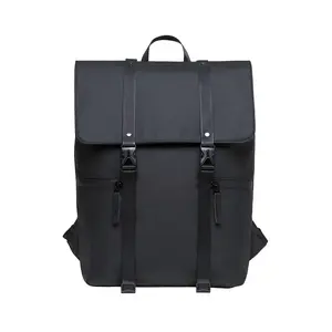 KAUKKO Laptop Backpack College School Bookbag, Fashion Casual Daypack, KF15 ( Black )