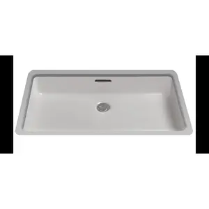 Toto LT191G-01 0.5 x 12-0.37 Undermount Vitreous China Bathroom Sink, Cotton White