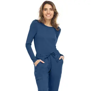 MediChic Ultrasoft Stretch Long Sleeve Scrub T-Shirt