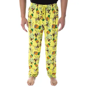 SpongeBob SquarePants Men's Pineapple House Adult Loungewear Sleep Pajama Pants