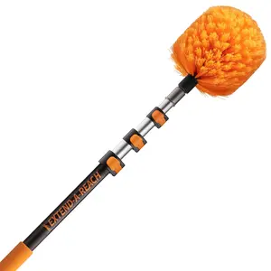 Cobweb Duster with Extension Pole // Spider Web Cleaner Cobweb Brush for Outdoor & Indoor Web Cleaning