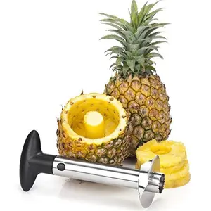Stainless Steel Pineapple Corer Slicer Cutter Tool, Easy Fruit Removal, Durable Kitchen Gadget, Efficient and Convenient Use