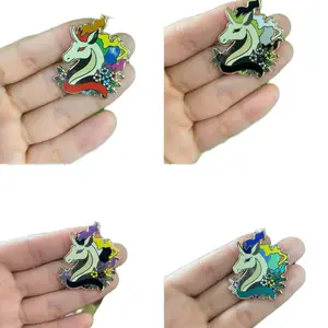 Pride Rapidash Hard Enamel Pins for LGBTQIA+ Rainbow, Agender, Nonbinary, and MLM Flags