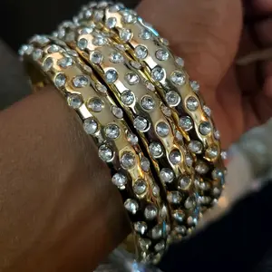 2pack Blinged out bracelets Female