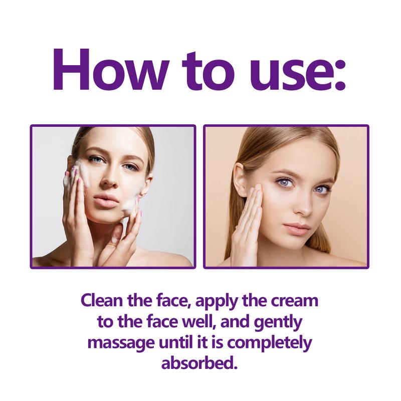 Hoygi Facial Toning Firming Cream - Reduces Fine Lines and Glabellar Lines on the Face, Moisturizing and Hydrating Facial Cream for Sensitive Skin