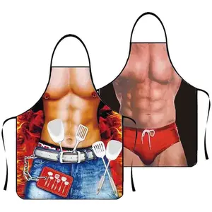 2 Pack Adjustable Bib Apron Waterdrop Resistant Cooking Kitchen Aprons for Women Men Chef, Iindividually Funny Apron