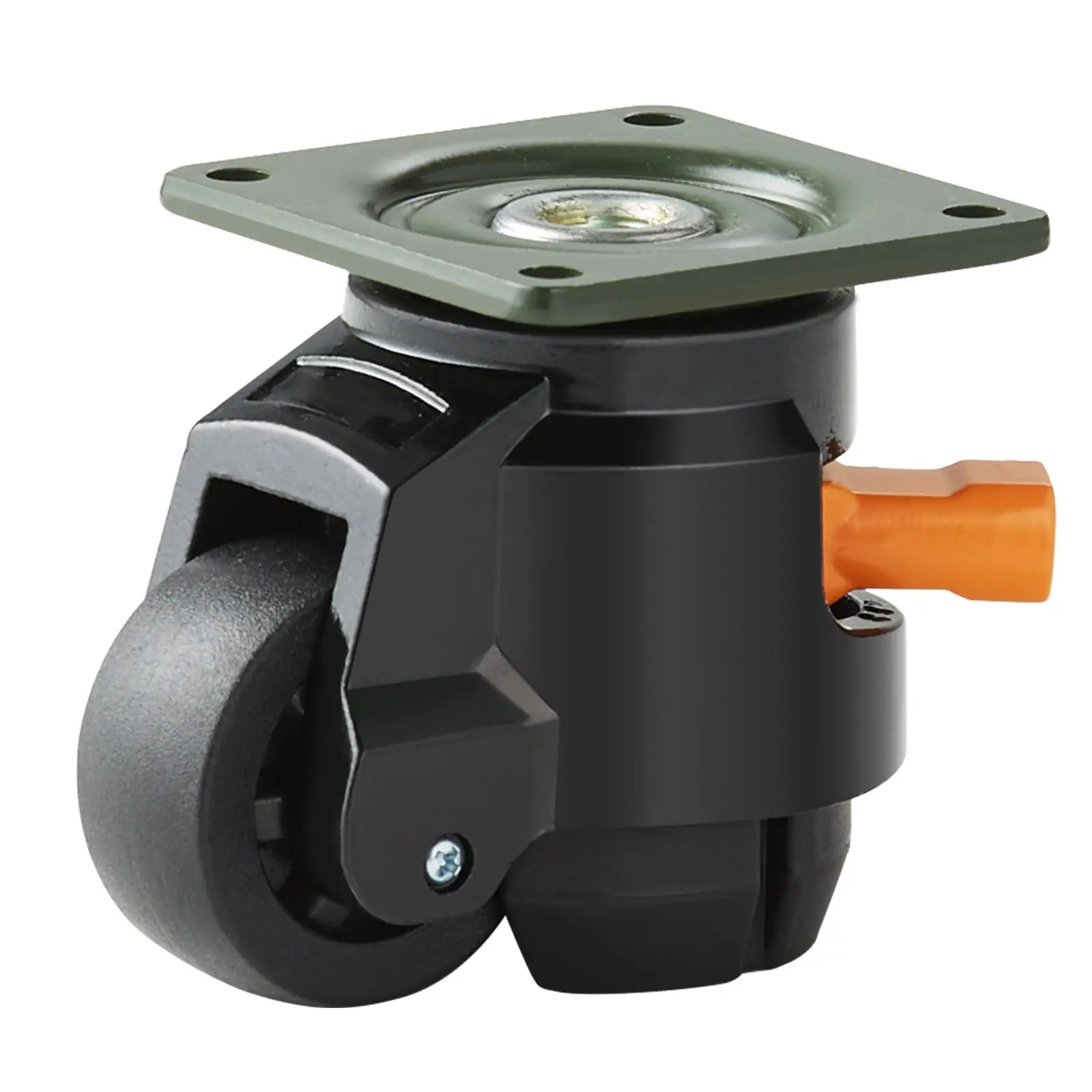 VEVOR Leveling Casters, 4-Pack Heavy Duty 360° Swivel Caster Wheels Hold up to 1100 lbs Load, 2 inches Caster Diameter, Adjustable Casters with Upgraded Handle Design and Feet for Workbench & MachineSummervibes