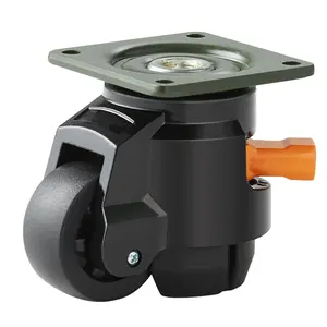 VEVOR Leveling Casters, 4-Pack Heavy Duty 360° Swivel Caster Wheels Hold up to 1100 lbs Load, 2 inches Caster Diameter, Adjustable Casters with Upgraded Handle Design and Feet for Workbench & MachineSummervibes