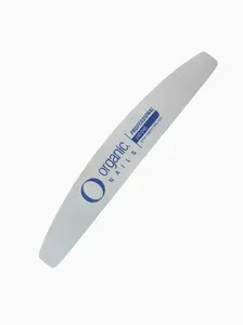Organic Nails Half Moon Sanding Board - 240-Grit Professional Abrasive Manicure Tool for Smooth Nail Art & Care, Crafted with Organic Material, Nail Care