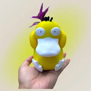 Psyduck Planter | Colorful Succulent Planter | Office Decor | Home Decor | Modern Planter