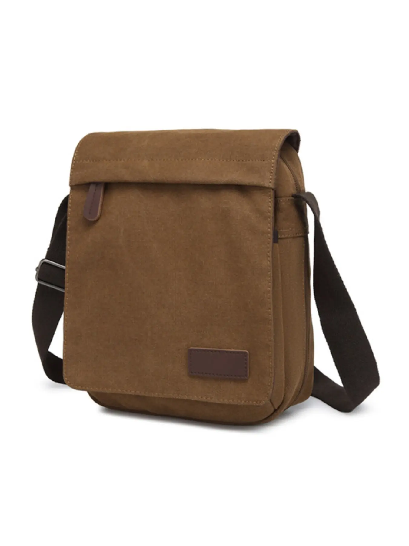 Men's Retro Canvas Crossbody Bag, Large Capacity Shoulder Bag for Outdoor Commuting, Fashionable Single-Shoulder Backpack, Canvas Shoulder Bags, Stylish Crossbody
