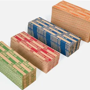 Assorted Coin Roll Wrappers–100 Penny, 100 Nickel, 100 Dime, 100 Quarter 400 PCS
