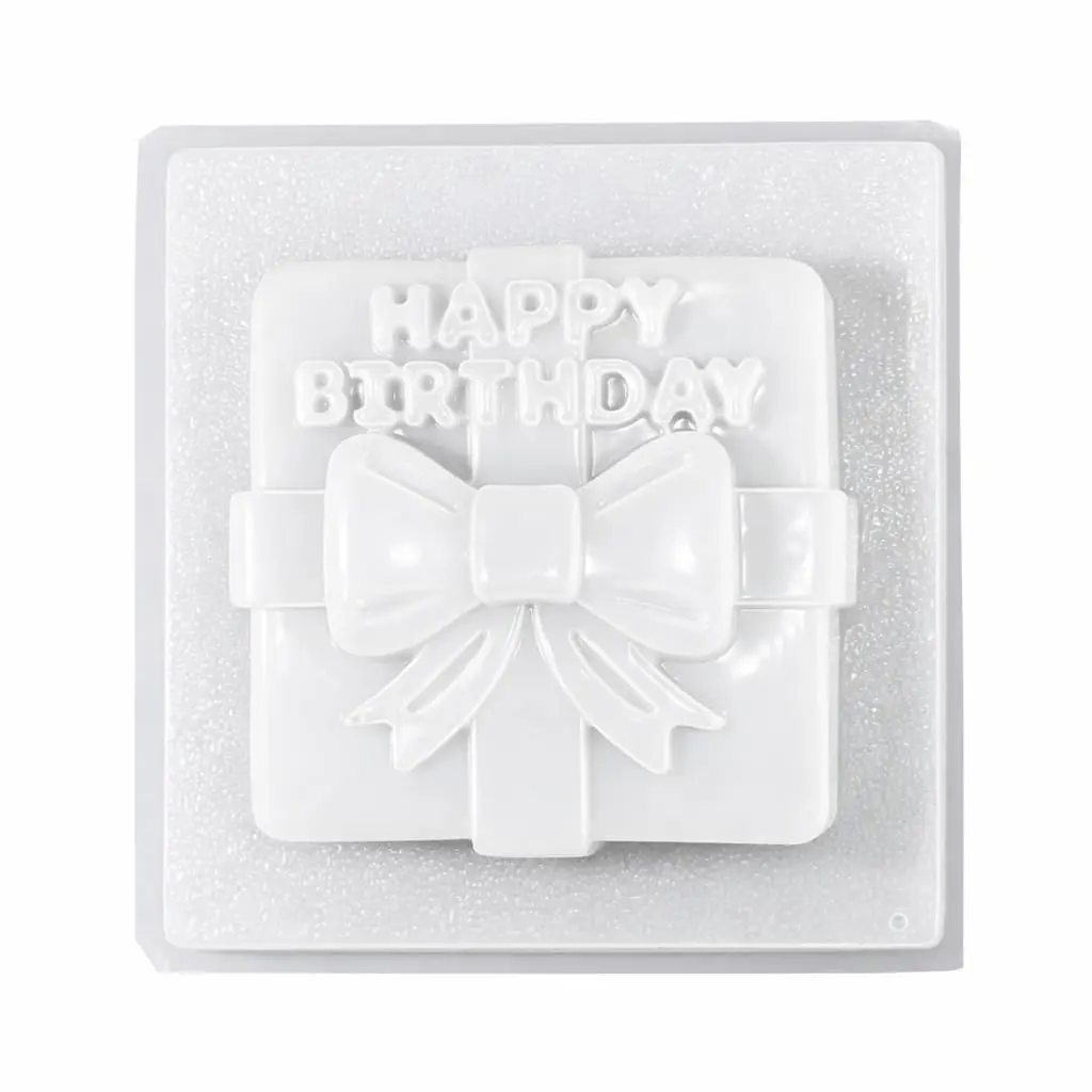 Happy Birthday Gelatin Mold – Molde Feliz Cumpleaños para Gelatina – Gift Box Jello Mold for Gelatin & Cold Desserts – Made in Mexico
